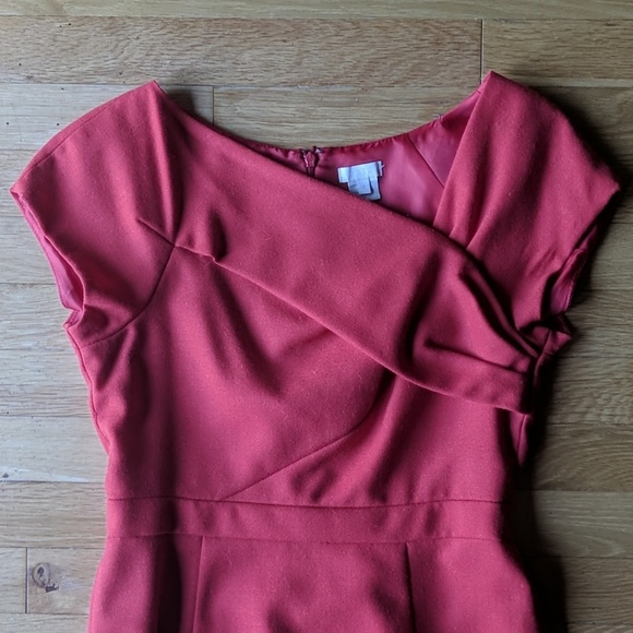 J.Crew - Red Cocktail Dress - Picture 3 of 5